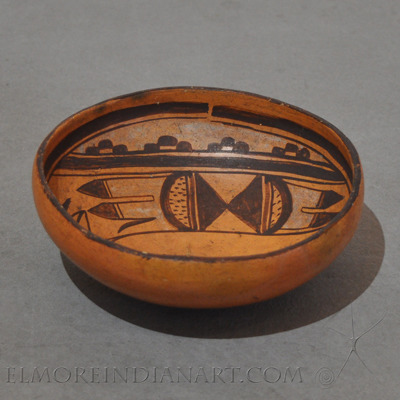 Hopi Polychrome Open Bowl by Nampeyo, c.1895-1900