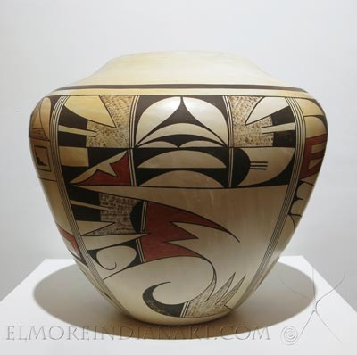 Hopi Polychrome Storage Jar by Fawn Navasie