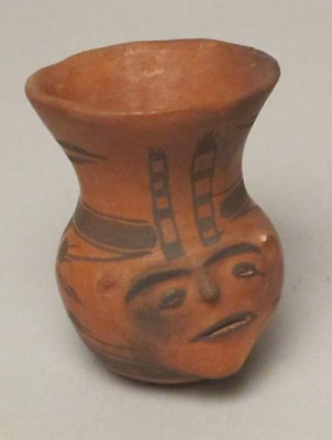 Hopi Redware Effigy Head Vessel by Nampeyo, c.1900