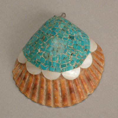 Pueblo Mosaic Shell Pendant