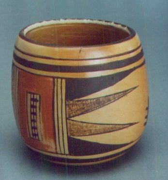 Short Hopi Cylinder Vase, c.1930
