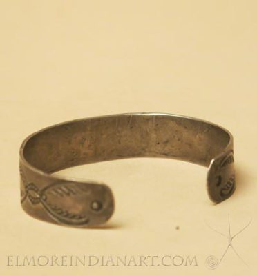 Old Navajo Ingot Silver Bracelet, c.1920