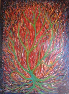 "Tree of Life III", oil painting by Steve Elmore