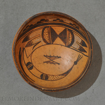 Hopi Polychrome Open Bowl by Nampeyo, c.1895-1900