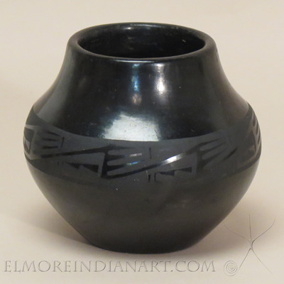 San Ildefonso Blackware Jar by Desideria Sanchez