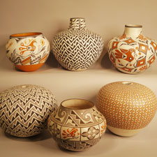 新品 インディアンジュエリー アコマ　Acoma ポッテリー　陶器　acoma Acoma Pueblo Pottery – PuebloDirect.com