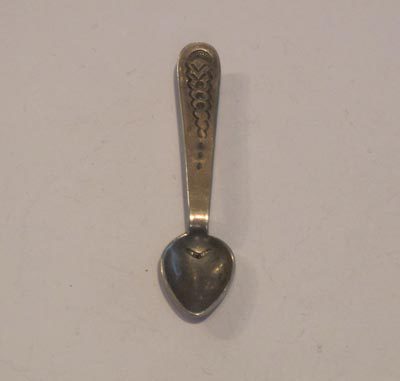 Small Navajo Silver Spoon Pin