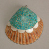 Santo Domingo Mosaic Shell Pendant, c.1960 Image 1