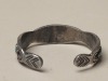 Navajo Sandcast Silver Bracelet Image 3