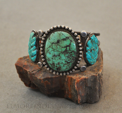 Zuni Turquoise and Silver Bracelet, c.1930