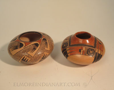 Two Small Hopi Jars by Nyla Sahmie