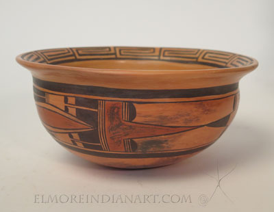 Hopi Helmet Stew Bowl by Nyla Sahmie Nampeyo