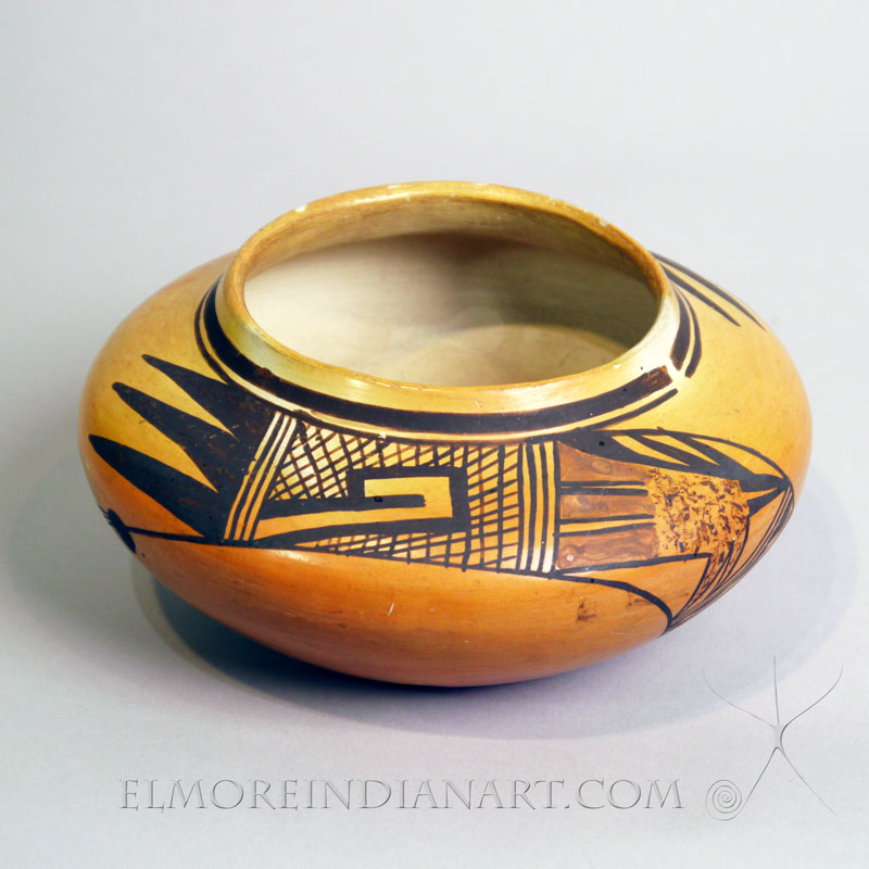 Nampeyo Pottery: Hopi Polychrome Jar by Nampeyo, c.1920