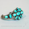 Old Zuni cluster bracelet with 13 great stones, c.1925 Image 2