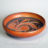 Hopi B&W on Red Bowl, c. 1920 Image 3