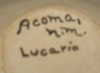 Small Acoma Bowl, signed Rebecca Lucario  Image 2