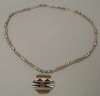 Zuni Shell Inlay Olla Pendant Image 1
