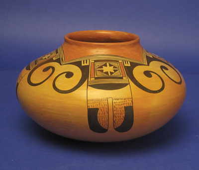 Large Hopi Eagle Tail Jar by Fannie Nampeyo 