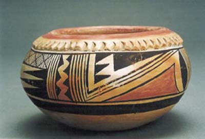 Hopi Polychrome Bowl by Nellie Nampeyo, c.1930