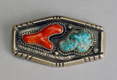 Zuni Silver Pin, c. 1960