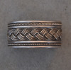 Navajo Braided Silver Bracelet, c.1950s Image 3