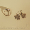 Zuni Channel Inlay Ring and Earrings Image 3