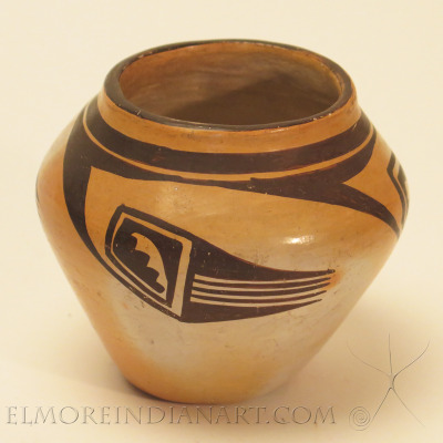 Hopi Black on Yellow Jar, c.1920
