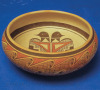 Hopi Polychrome Bowl with Double Bird Design by Fannie Nampeyo Image 2
