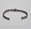 Navajo Single Stone Braided Wire Bracelet Image 2