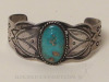 Single Stone Navajo Bracelet, c.1925-30 Image 1