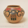 Hopi Polychrome Jar with Eagle Tail Design by Rachel Namingha Nampeyo Image 1