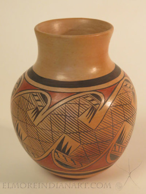 Hopi Tall Vase by Leah Nampeyo