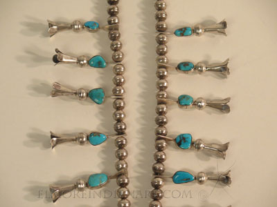 Navajo Squash Blossom Necklace, c.1950