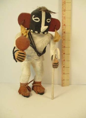 Hopi Kokopelli Kachina, c.1960