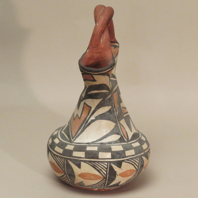 Isleta Polychrome Wedding Vase, c. 1920