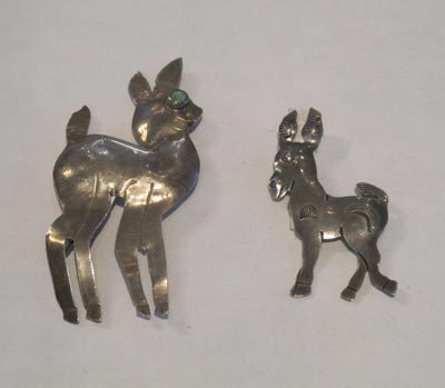 Deer and Donkey Pins