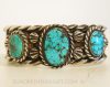 Navajo Triple Stone Ingot Bracelet Image 1