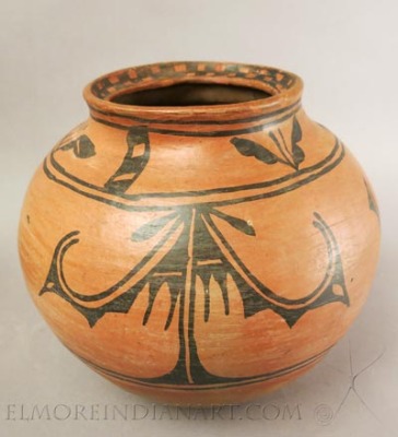 Old Tesuque Bean Jar, c.1885