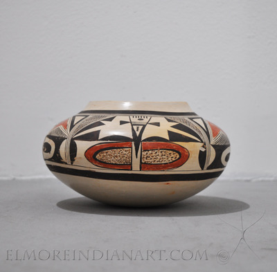 Hopi White Slipped Seed Jar by Nellie Nampeyo