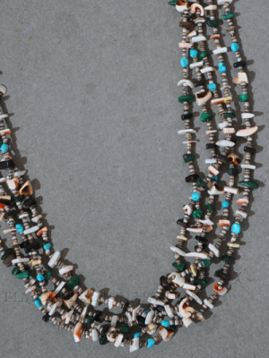 Pueblo Five-Strand Treasure Necklace