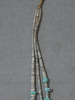Pueblo Three-Strand Turquoise and Heishe Necklace Image 3