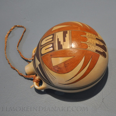 Hopi Polychrome Canteen by Jean Sahme