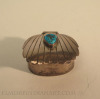Navajo Silver Shell Pillbox, c.1930 Image 1