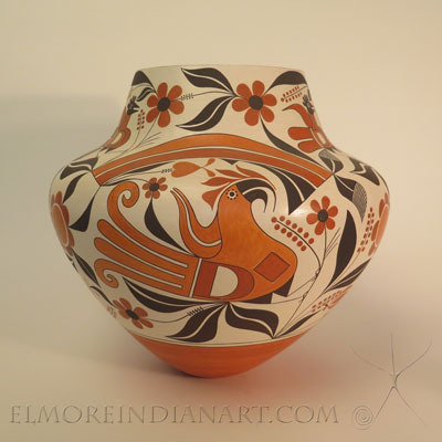 Masterpiece Acoma Parrot Jar by Joseph Cerno Jr.