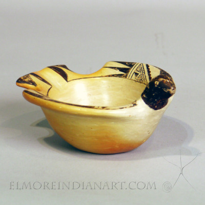 Hopi Bird Effigy Dish by Elva Nampeyo, c. 1950