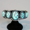 Mid Century Turquoise Bracelet Image 1