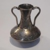 Antique Miniature Silver Vase Image 1