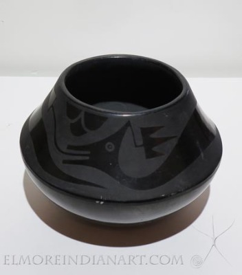 San Ildefonso Blackware Jar by Desideria