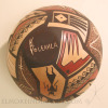 Hopi Polychrome Jar with Sherd Design by Bernadette Poleahla  Image 3