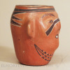 Hopi Black and White on Red Effigy Head Jar by Nampeyo, c.1915-1920 Image 4